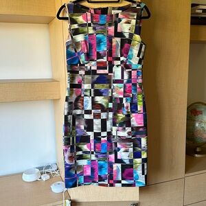 Milly scuba multicolor dress